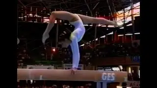 LUDMILLA STOVBCHATAYA BALANCE BEAM 1992 NANTES EUROPEAN CHAMPIONSHIPS EVENT FINAL