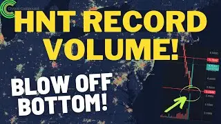 INSANE $HNT Price Action After Price Capitulation! Record Volume Sends $HNT +40% 