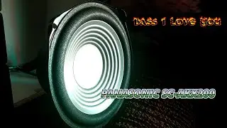 Panasonic sc-akx200 - Woofer Test