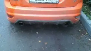 Запуск двигателя Ford Focus ST с нештатным выпуском