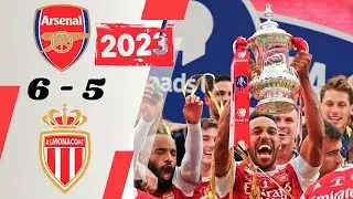 2023 Arsenal vs Monaco 1-1 (5-4) Highlights & All Goals | Emirates Cup Final 2023