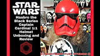 Star Wars the Black Series 1:1 Captain Cardinal Helmet Replica Unboxing and Review