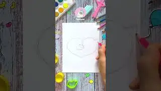 Рисунок для детей котик и собачка обнимаются 