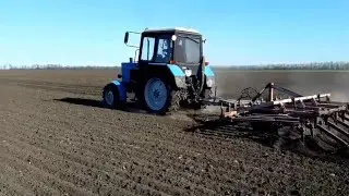 Трактор МТЗ 82.1 и КПС-4