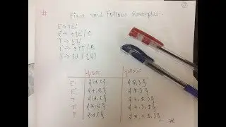 first and follow  in compiler design #4