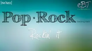 Pop/Rock Backing Track in E Major | 120 bpm [NO BASS]