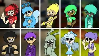 New Rainbow Friends But Alphabet Lore Humanized Sings It 🎶 FNF New Mod (Roblox Rainbow Friends)