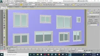 How to Modeling and  Fix Windows in Different Size in 3ds Max