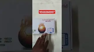 4K satellite bina  antina ka set top box uhd box