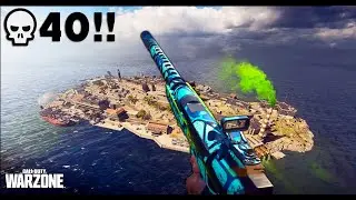 40 KILL GAME! TYPE 100 IS THE BEST SMG ON WARZONE (rebirth island warzone)