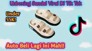Tiktok Haul:// Unboxing Sandal Viral Style Korea