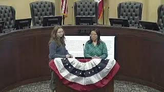 Our Youth City Council reads the Bill of Rights for Constitution Day!