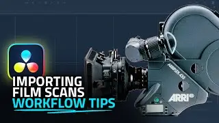 Importing FILM SCANS Workflow SCENE CUT DETECT - DaVinci Resolve TUTORIAL (DPX, ProRes, Subclip)
