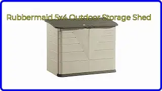 REVIEW (2024): Rubbermaid 5x4 Outdoor Storage Shed. ESSENTIAL details.