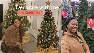 VLOG 5: CHRISTMAS DECOR | CHRISTMAS TREE SHOPPING |CHRISTMAS CAROL #christmas #christmasdecor #viral