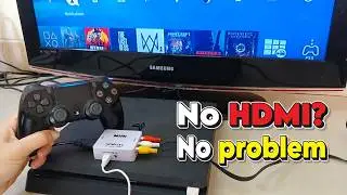 How to Connect PS4 to Old TV (No HDMI Port!) - HDMI to AV Converter Guide