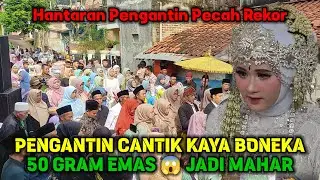 Pernikahan Viral., Butuh 50 Gram Emas Untuk Meminang Gadis Cantik Kaya Boneka Di Kampung Lebak Jaya