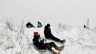 Зимние покатушки в Петровичах