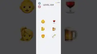 Emoji Puzzle Level 209 Walkthrough