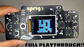 Sprig Gaming Console FULL Playthrough Performance | MazeMission