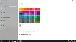 How to change colors on Windows 10