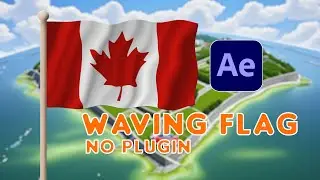 How to Create a Realistic Waving Flag in After Effects: Step-by-Step Tutorial. No plugins