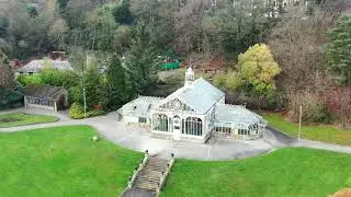 The Stunning Victorian Conservatory in Corporation Park Blackburn Shot with DJI Mavic 2 Zoom IN 4k
