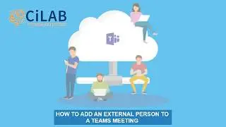 How to add an external person to teams meeting