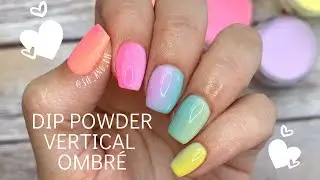 DIY Dip Powder Vertical Ombré | Revel Nail | Bright Summer Nails