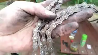 Смазка и чистка цепи по уму
