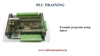 PLC TRAINING – PART 6 – TIMER instruction example program in  GX WORKS2 SOFTWARE
