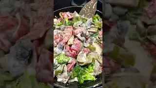 Vegetables with pana and tartuffo