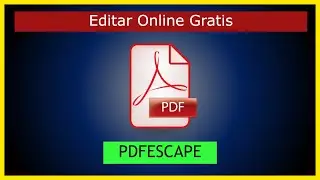 🔴 como EDITAR PDF ONLINE gratis ( Pdfescape ) 2023