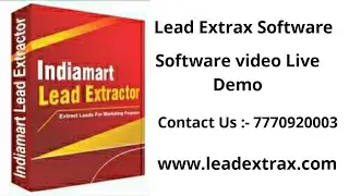 Indiamart Data Scraper - Extractor | Lead Extrax Software