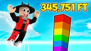 Going 345,751 Feet In The Air In Roblox