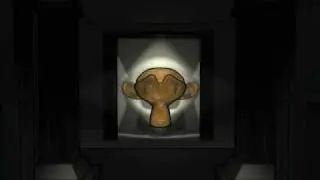 Blender 3d animation(Suzanne Blender)