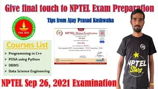 NPTEL Programming Data Structure and Algorithm Using Python Final Exam  Complete Crack Guide 2 Days