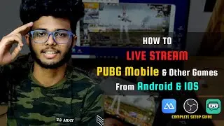 How To Stream PUBG Mobile Live From Android & iOS Devices Tamil | OBS Complete Setup Guide | Rex Op