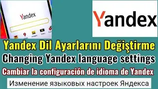 Changing Yandex Language Settings