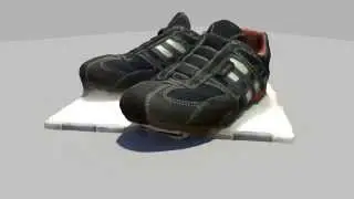 trainers captured using 123d catch