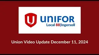 Union Video Update Dec 11, 2024