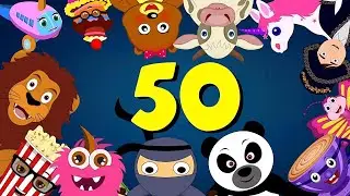 50 семей пальчиков 90 минут мультконцерта ТОР 50 Finger Family Rhymes in Russian