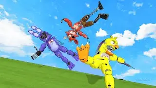 Gmod Ragdolls | Fnaf Animatronics [Freddy | Foxy | Bonnie]