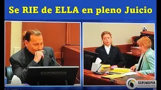 Johnny Deep se RIE de Amber Heard durante el Juicio