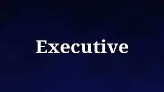 How to pronounce Executive in english || Easy to learn