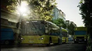 DIRIGINDO UM ONIBUS ARTICULADO PELA RUAS DE BERLIN