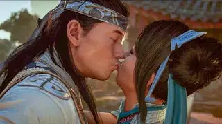 Titan Liu Kang Kisses Titan Kitana Cutscene Mortal Kombat 1 - Mk1 Story