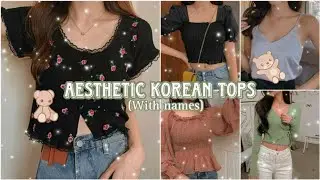 Aesthetic korean tops with their names 🌼 | Ub'z aesthetic 🦋
