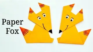 How To Make a Paper Fox | DIY Paper Crafts | Origami Fox | Diary Of Art
