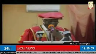 EKITI STATE UNIVERSITY 24TH CONVOCATION LECTURE